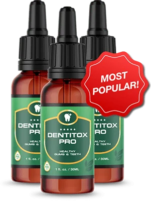 Dentitox Pro liquid oral care drops three-bottle package